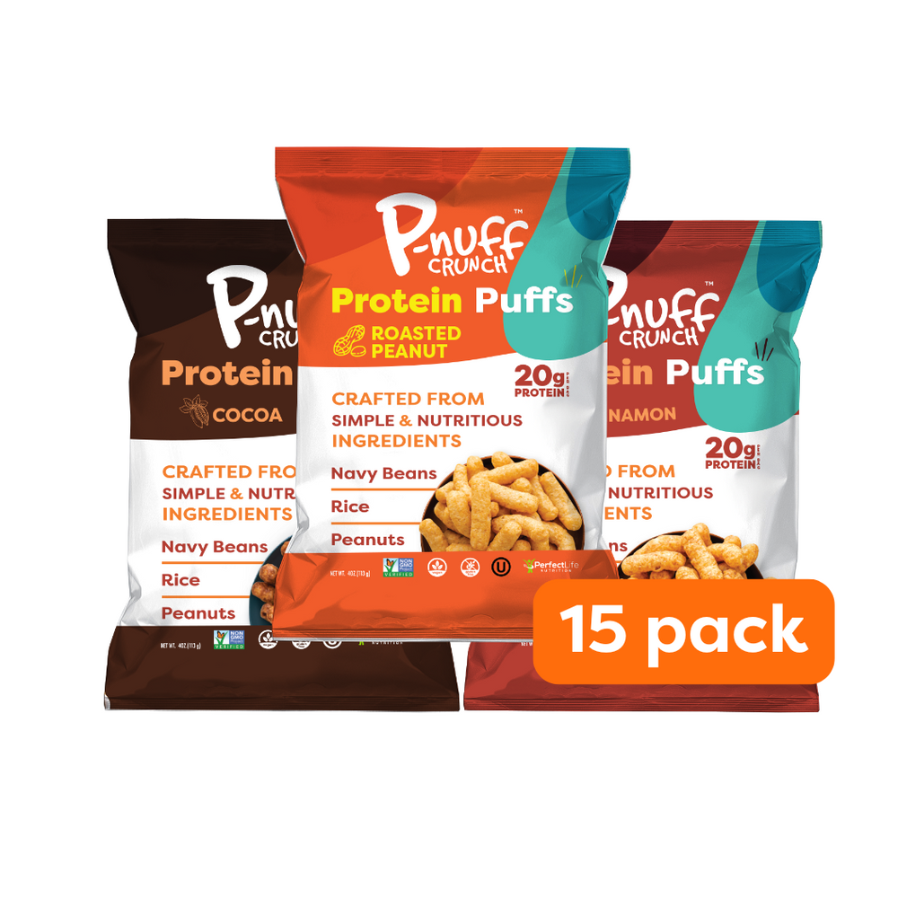 Variety Flavor - Roasted Peanut, Cocoa & Cinnamon (Pack of 15)